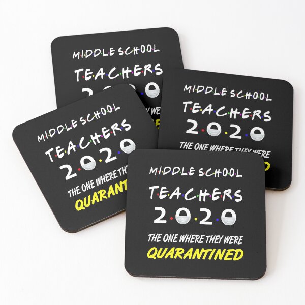 Item preview, Middle School Teachers 2020 The One Where They Were Quarantined designed and sold by AnimaLovers.