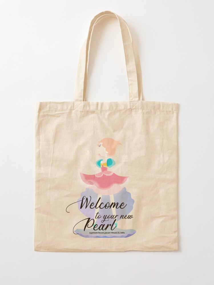 pearl tote bag