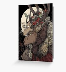The Elk King Greeting Card