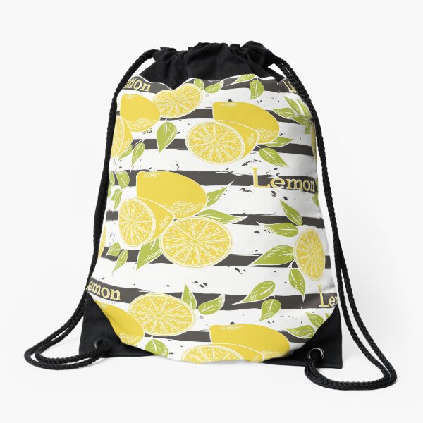 Lemons Drawstring Bag