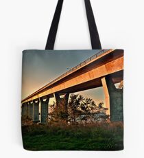 Jamestown Bridge at Sunset, Jamestown Rhode Island Tote Bag