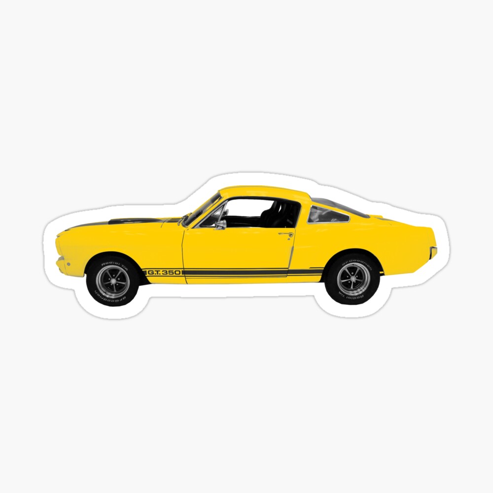 1966 Ford Mustang GT 350 Yellow 1966 Ford Mustang GT 350 Yellow