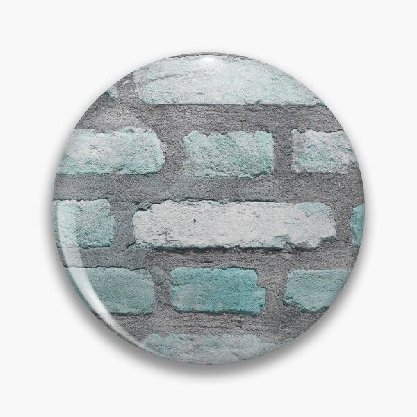 Item preview, Aqua and Gray Brick Wall designed and sold by Brooke T Ryan Photographic Art.
