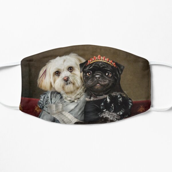 Dog Portrait - Peggy and Lucy Flat Mask