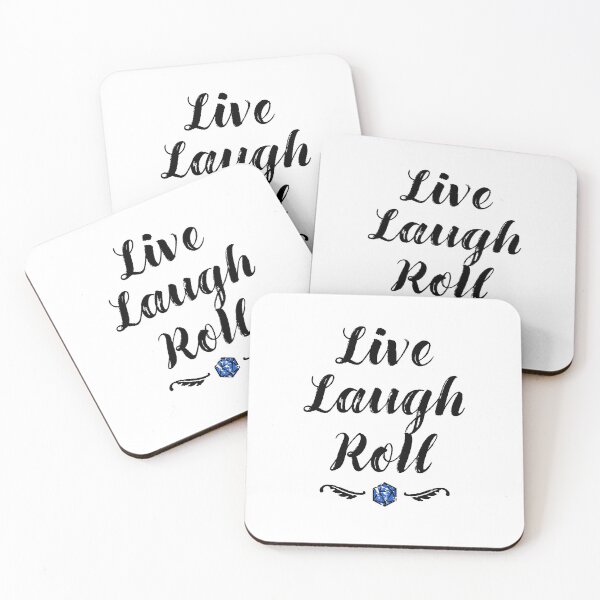 Item preview, Live Laugh Roll DnD Gift designed and sold by Cute N' Nerdy Shop.