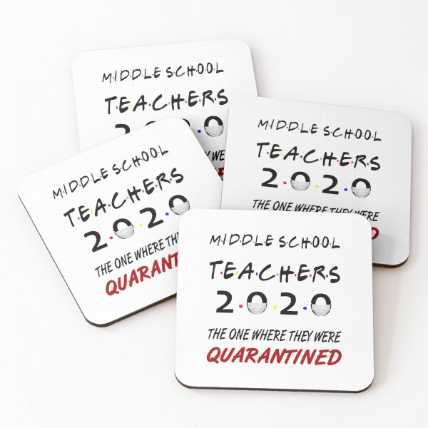 Item preview, Middle School Teachers 2020 The One Where They Were Quarantined designed and sold by AnimaLovers.