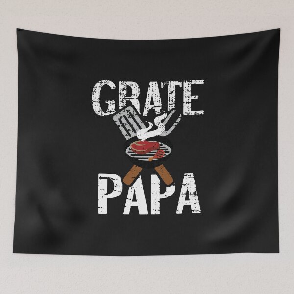 Item preview, Grate Papa BBQ Grilling Distressed Design designed and sold by 4Craig.