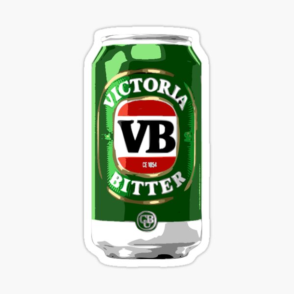 Victorian Bitter Beer Can Sticker