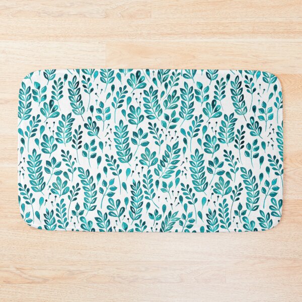 Item preview, Wistful Floral - Turquoise designed and sold by Marie Funseth.
