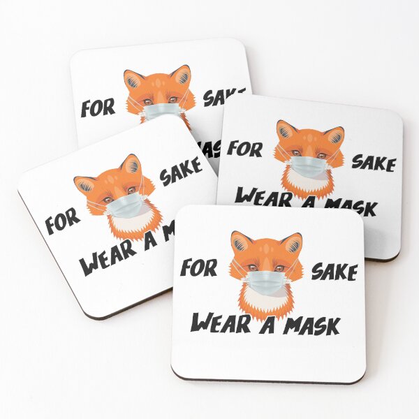 Item preview, FOR FOX SAKE WEAR A MASK designed and sold by Image NDesign.