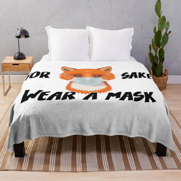 Item preview, FOR FOX SAKE WEAR A MASK designed and sold by Image NDesign.