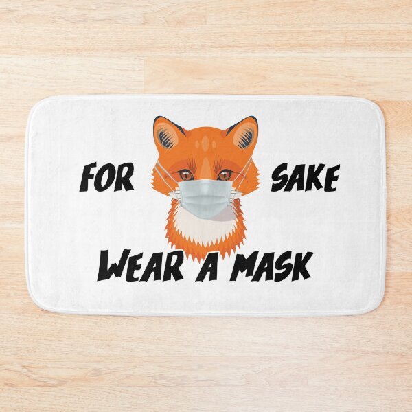 Item preview, FOR FOX SAKE WEAR A MASK designed and sold by Image NDesign.