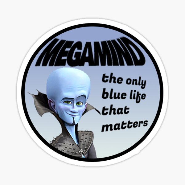 I drew my favorite blue alien BOY 💙 I love Megamind so much ok // #me