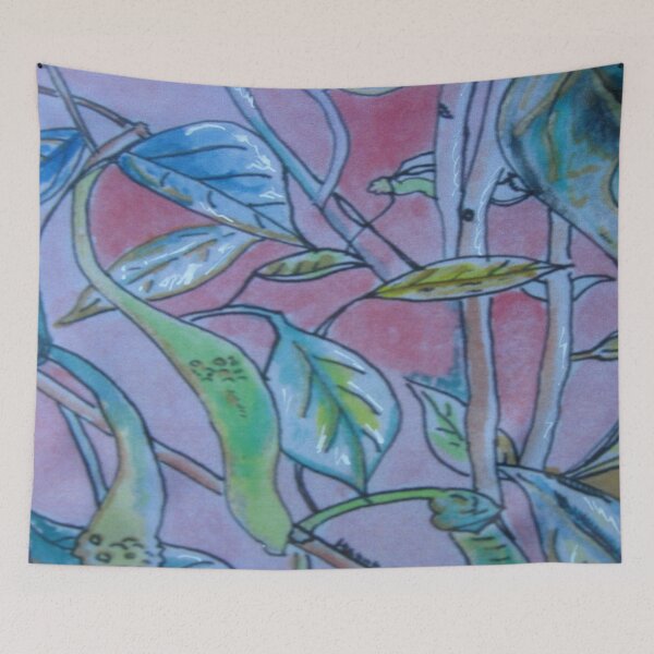 Item preview, Shady Pink Leaves, Autumn Nights designed and sold by hdettman.