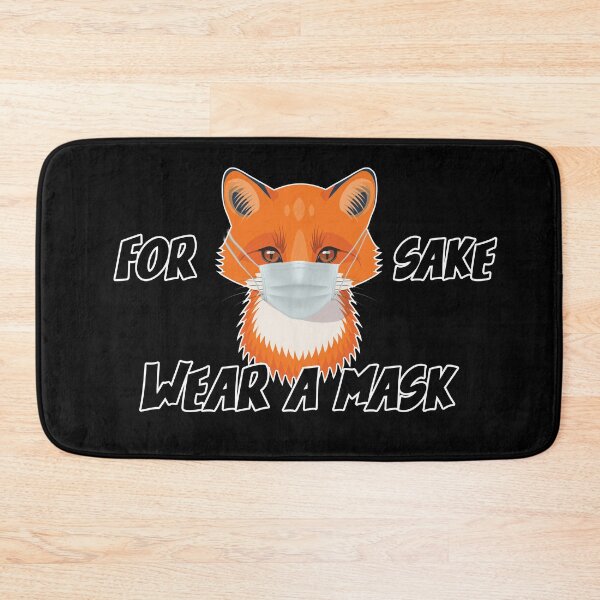 Item preview, FOR FOX SAKE WEAR A MASK designed and sold by Image NDesign.