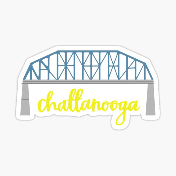 Chattanooga Walnut Street Bridge Sticker