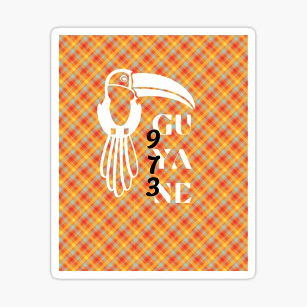 Aperçu de l'œuvre Guyane madras 973 créée et vendue par MissLyDesign.