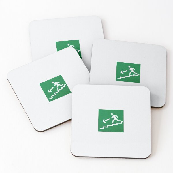 Item preview, Indication Signal Stairs Green White designed and sold by kwizel.