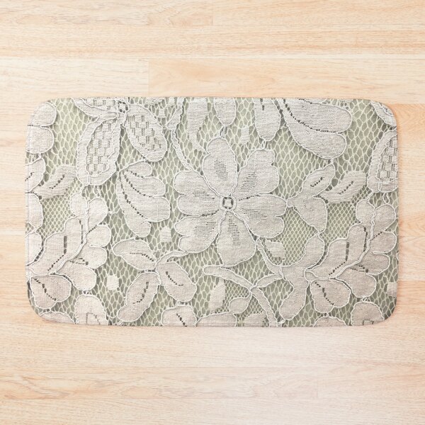 Item preview, bohemian floral french country ivory beige lace designed and sold by LEILA ART SPACE.