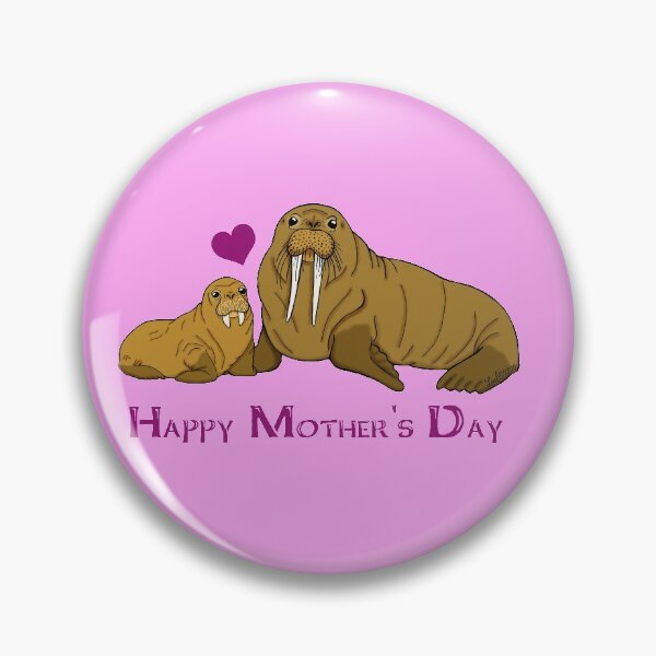 Item preview, Walrus Mother's Day designed and sold by sharkbait83.