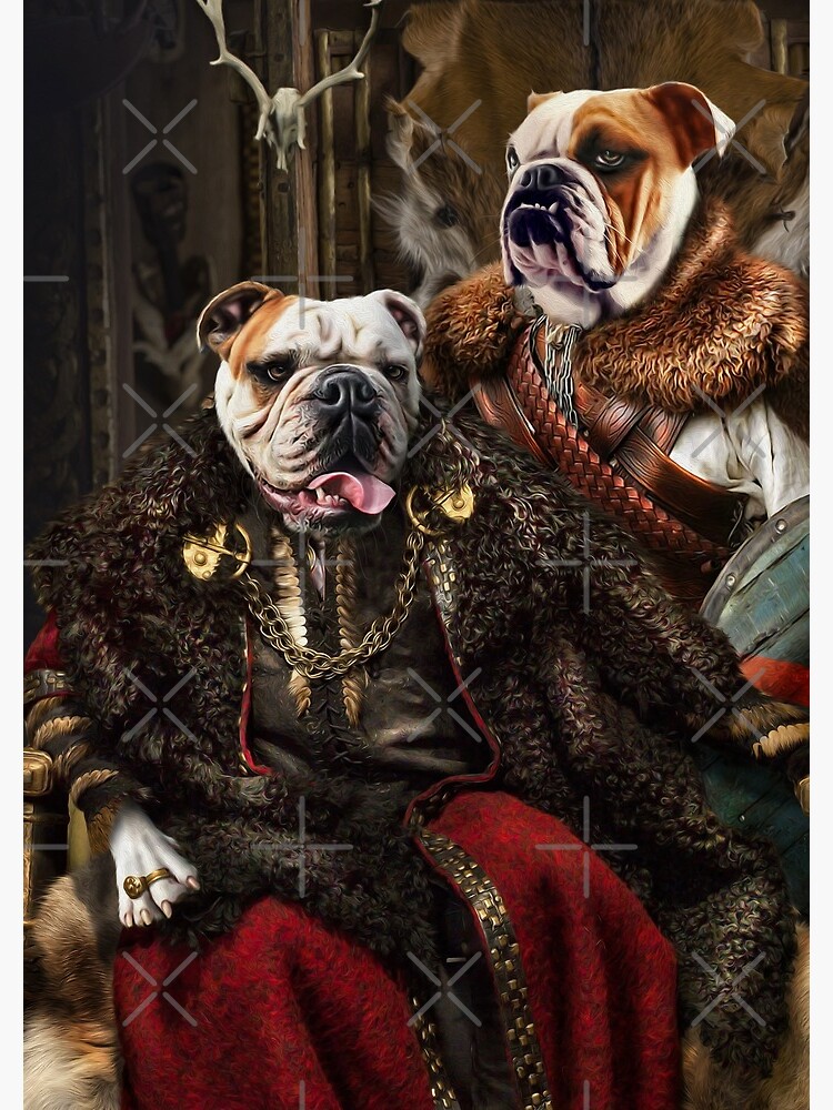Bulldog Portrait - Nas and Lennon by carpo17