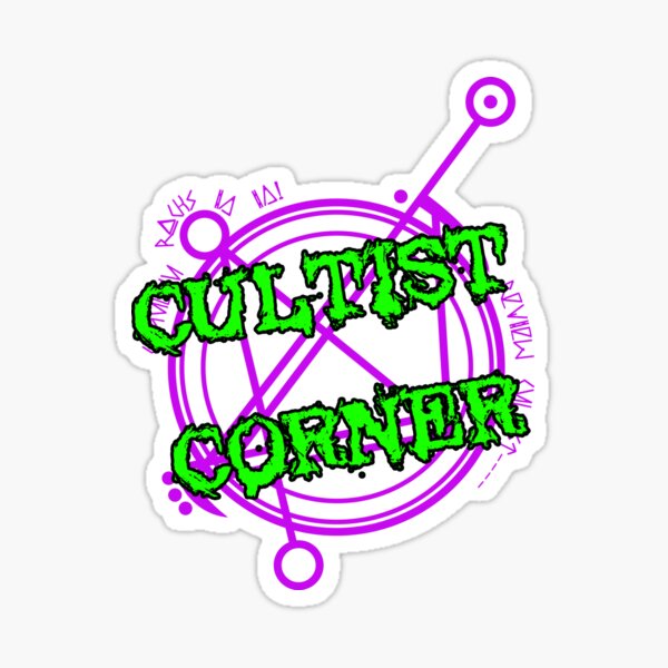 Cultist Corner Sigil Sticker