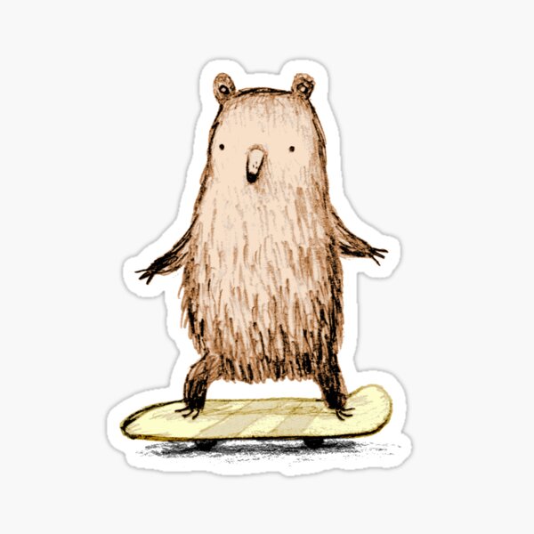 Item preview, Skateboarding Bear designed and sold by SophieCorrigan.
