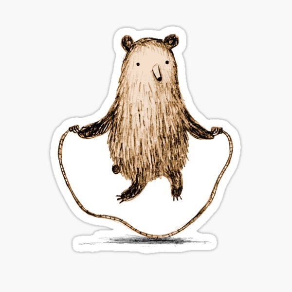 Item preview, Skipping Bear designed and sold by SophieCorrigan.