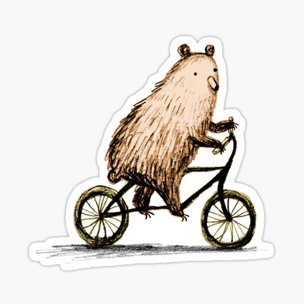 Item preview, Cycling Bear designed and sold by SophieCorrigan.
