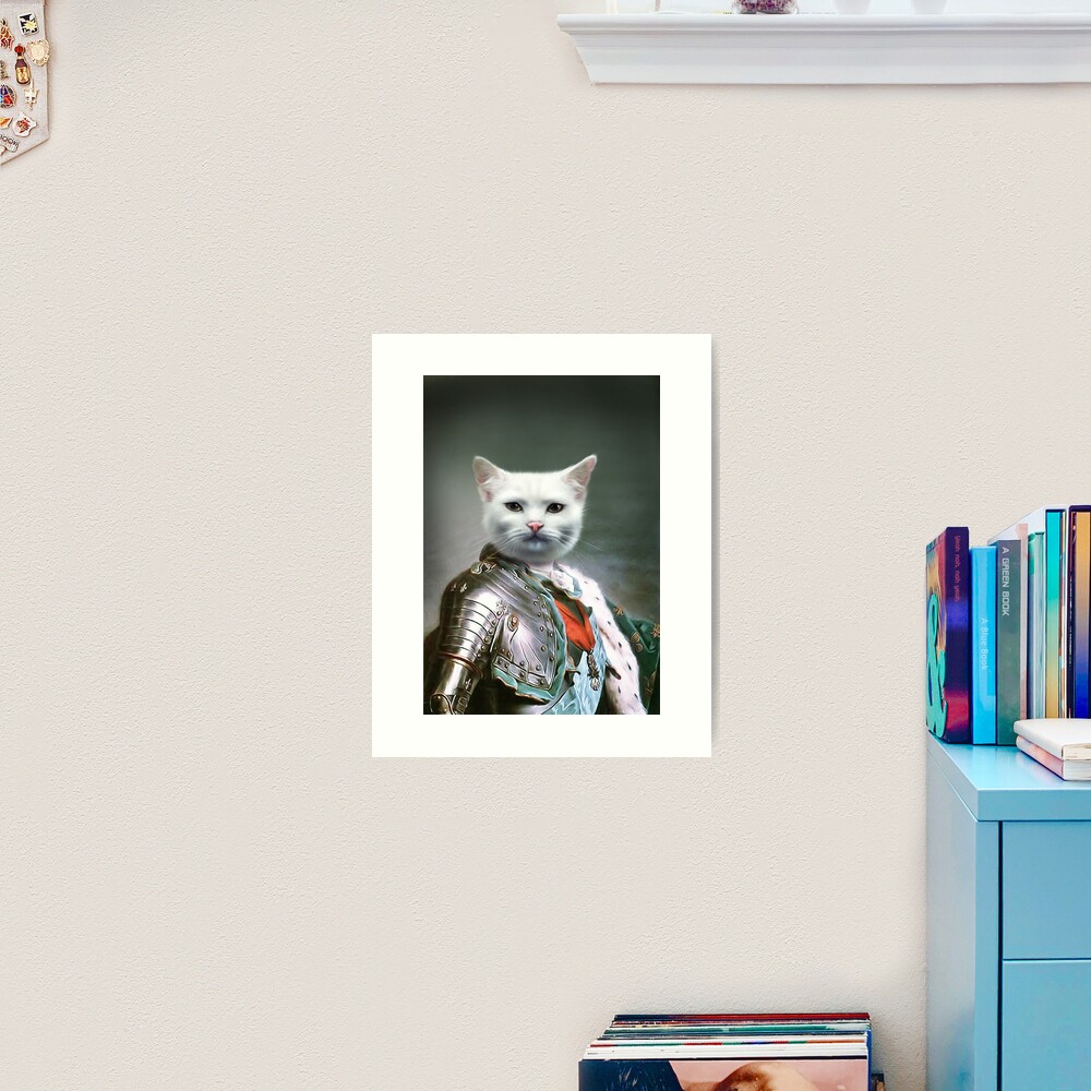 Cat Portrait - Minion Art Print