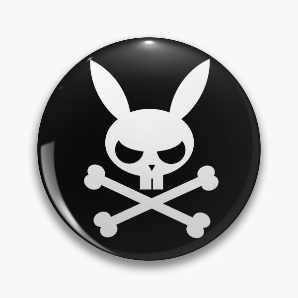 Artikel-Vorschau von Deathbunny: Bunny Totenkopf mit gekreuzten Knochen, designt und verkauft von evilkidart.