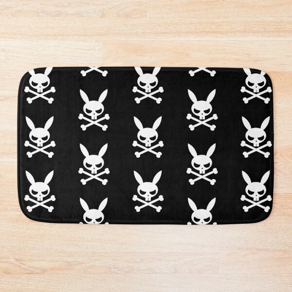 Item preview, Deathbunny:  Bunny skull and crossbones designed and sold by evilkidart.