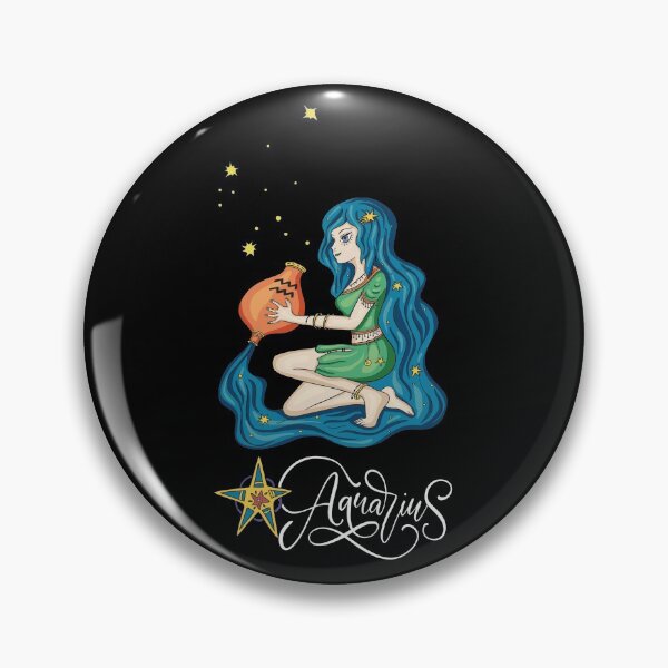 Item preview, Aquarius Zodiac Nymph designed and sold by ColorfulMystic.