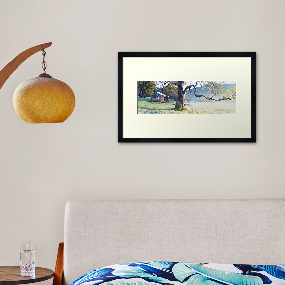 Oldfields Hut, Kosciuszko National Park, Australia Framed Art Print