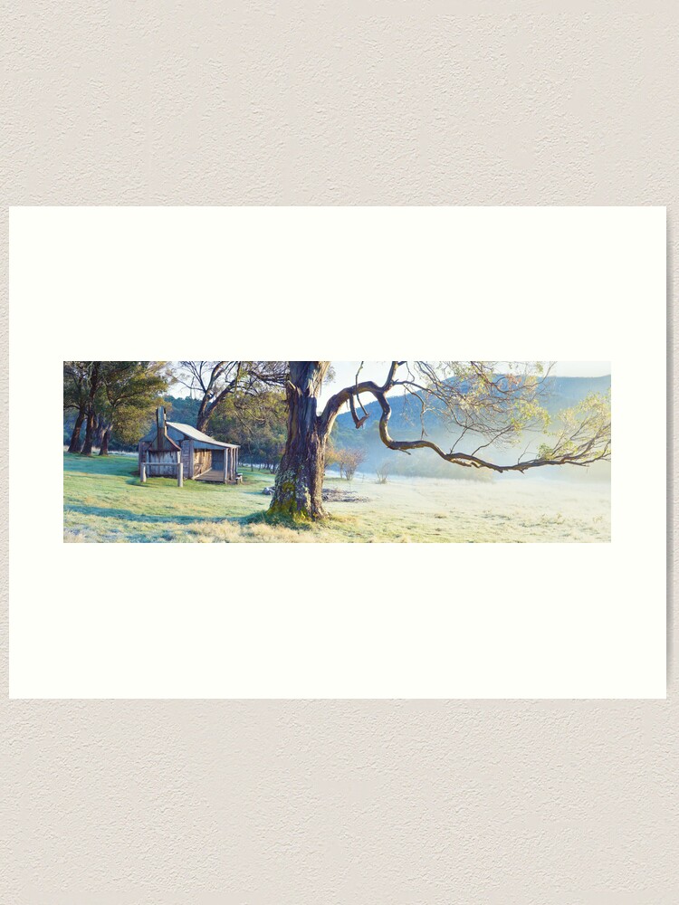 Alternate view of Oldfields Hut, Kosciuszko National Park, Australia Art Print