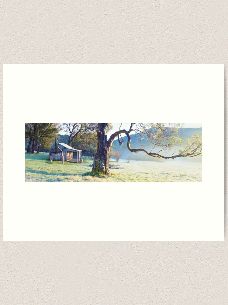 Alternate view of Oldfields Hut, Kosciuszko National Park, Australia Art Print