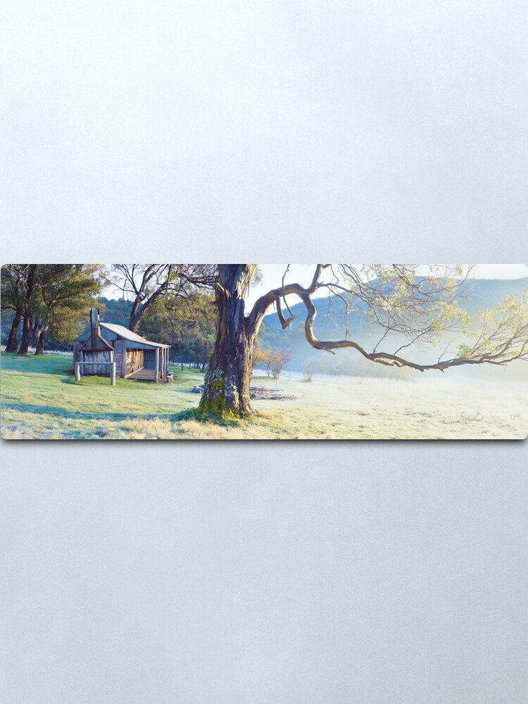 Alternate view of Oldfields Hut, Kosciuszko National Park, Australia Metal Print