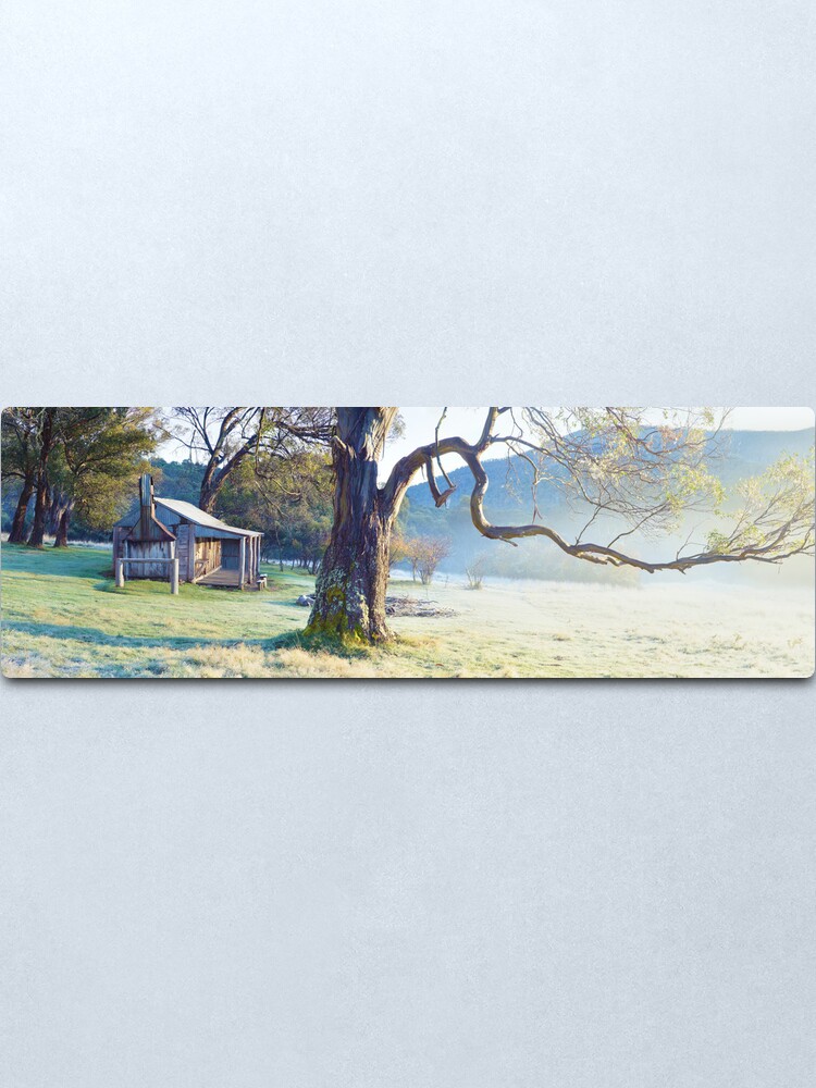 Alternate view of Oldfields Hut, Kosciuszko National Park, Australia Metal Print