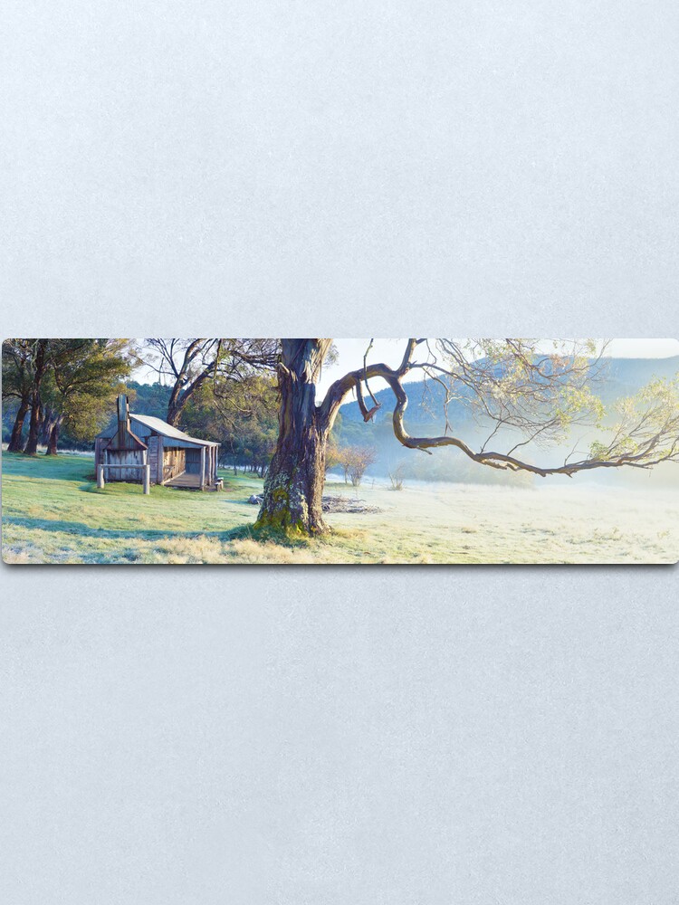 Alternate view of Oldfields Hut, Kosciuszko National Park, Australia Metal Print