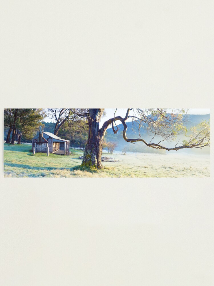 Alternate view of Oldfields Hut, Kosciuszko National Park, Australia Photographic Print
