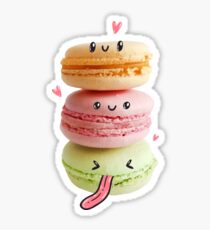 Funny Macarons Sticker