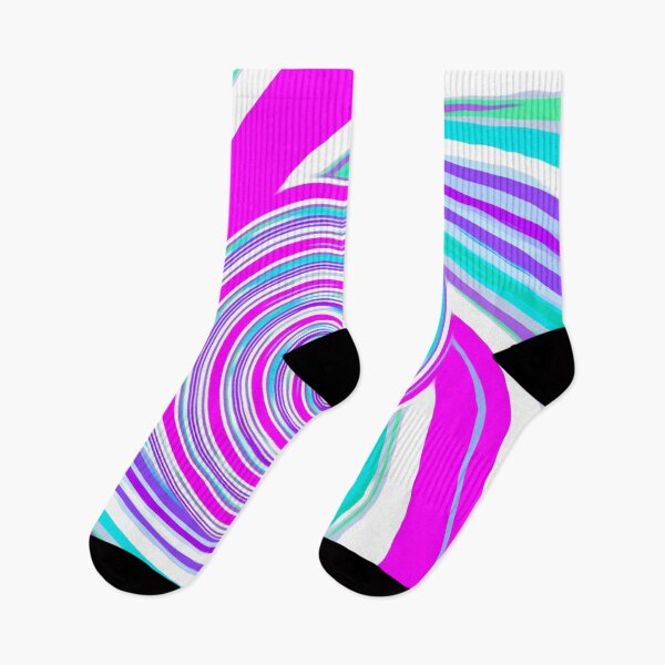 Item preview, pink blue and purple curly line pattern abstract background designed and sold by Mrvell.