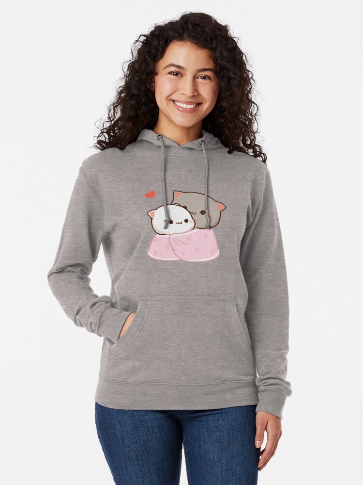 Cuddling peach and goma hoodie Clearance