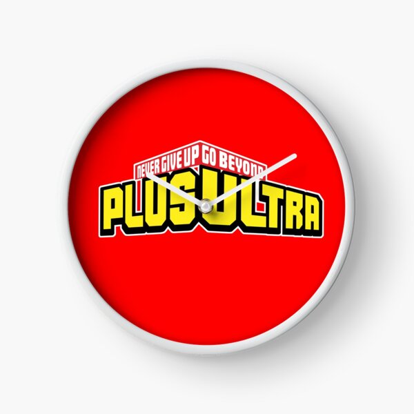 My Hero Academia PLUS ULTRA! Never Give Up (Boku No Hero Academia) Clock