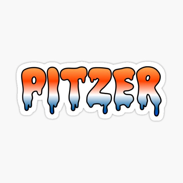 Pitzer Cursive Letters Sticker for Sale by dan-iz in 2023