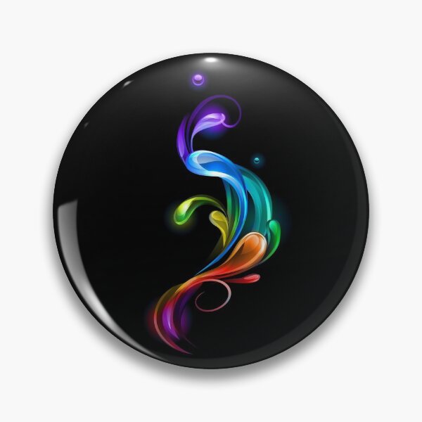 Item preview, Rainbow drops on black background designed and sold by Blackmoon9.