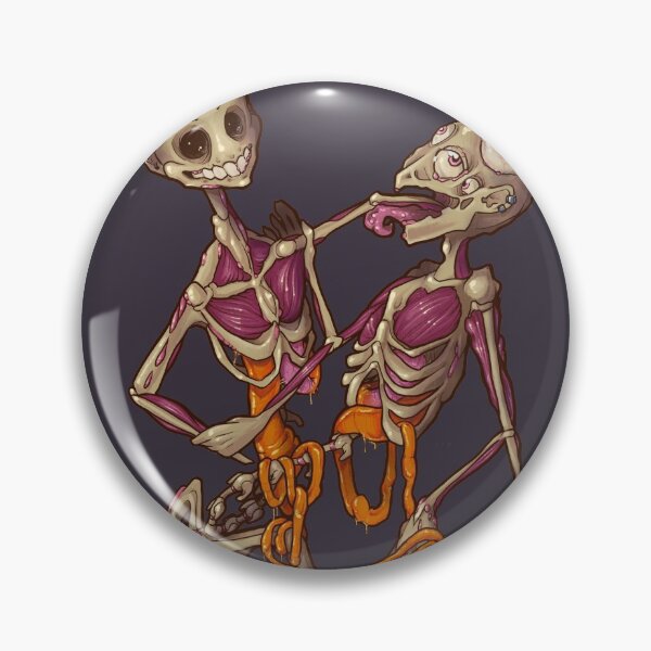 Item preview, Siamese Skeletal Cannibalism  designed and sold by z0mbieparade.