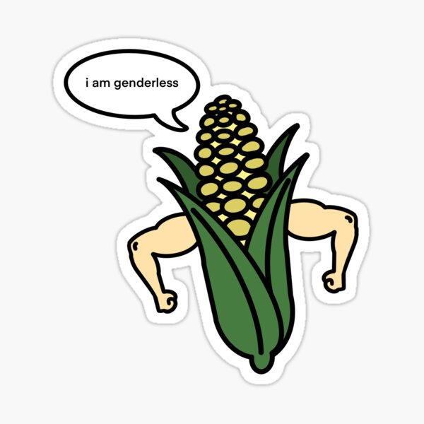 Genderless Corn Sticker