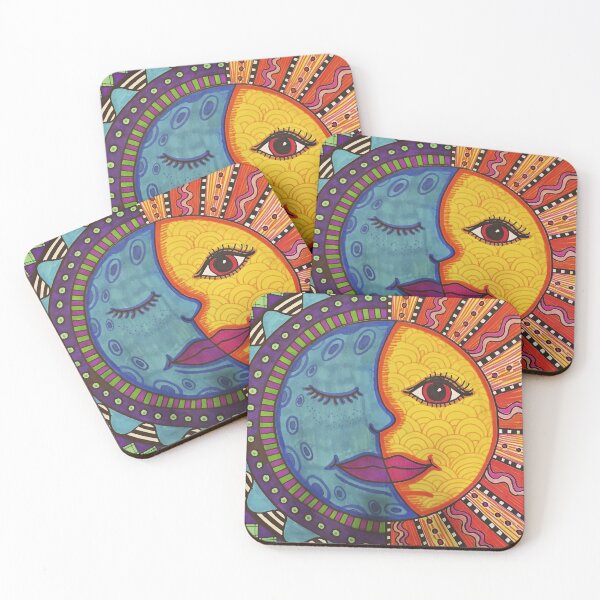 Item preview, Moon and sun folk designed and sold by edleon.
