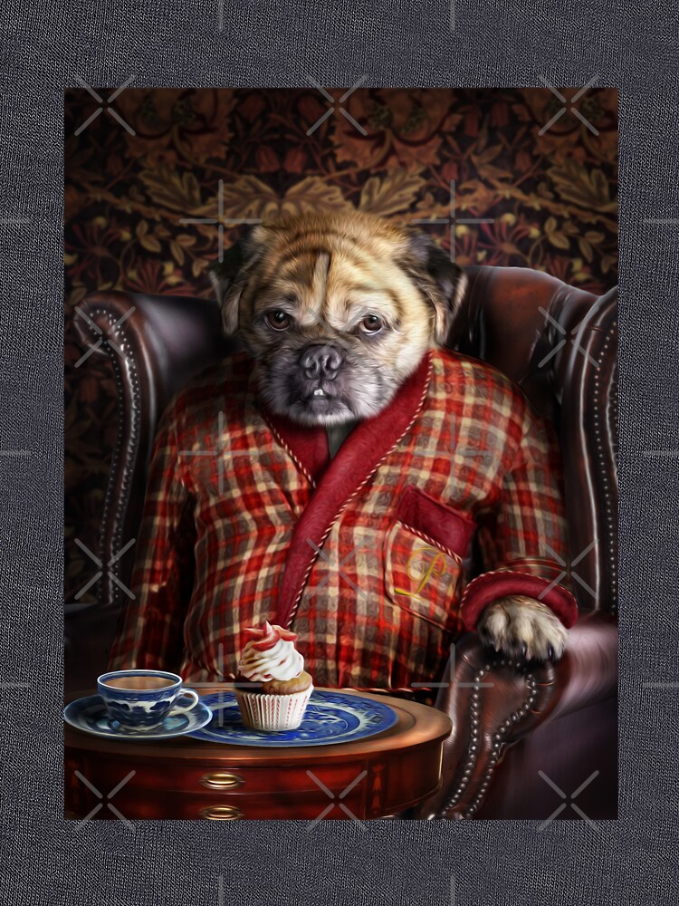 Pug Dog Portrait - Pudgy by carpo17